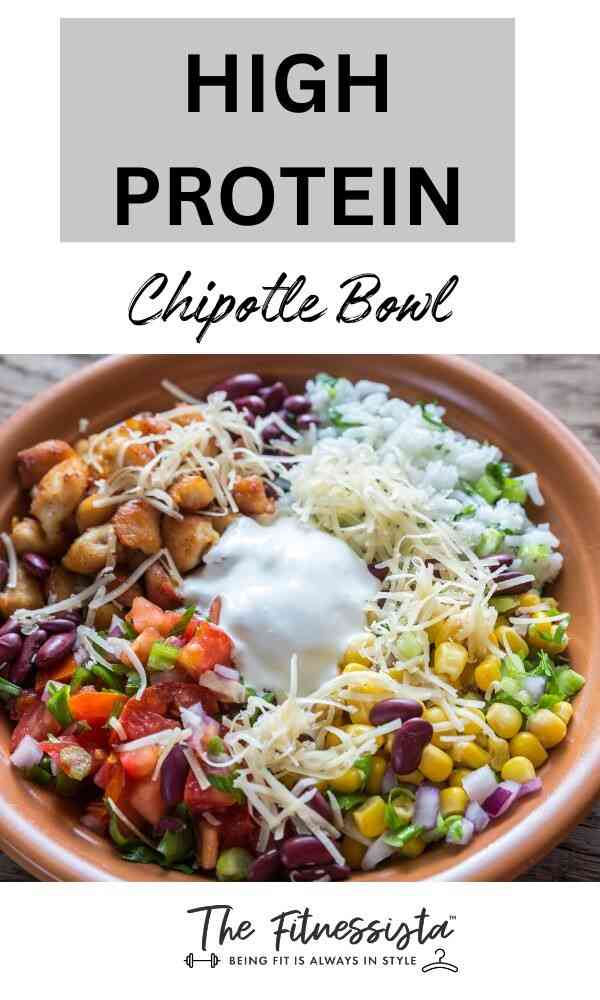 A high-protein chipotle bowl perfect for post-workout recovery