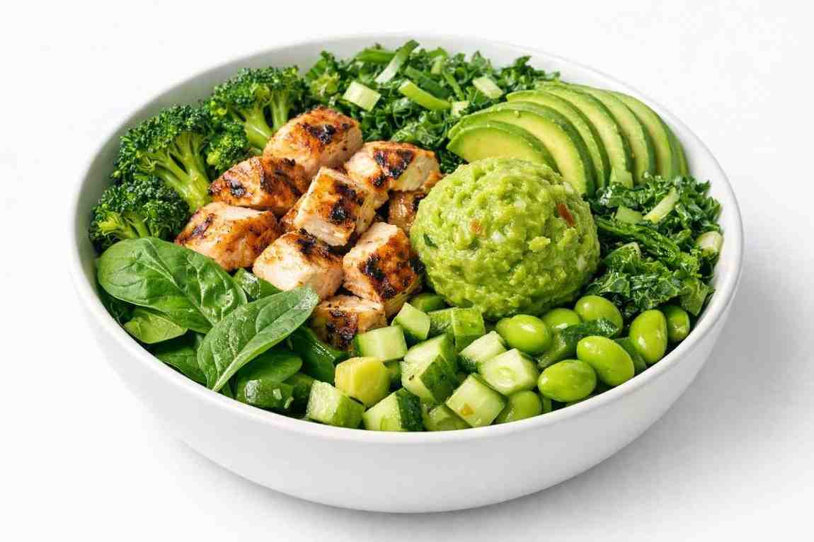 Lean green machine Qdoba bowl