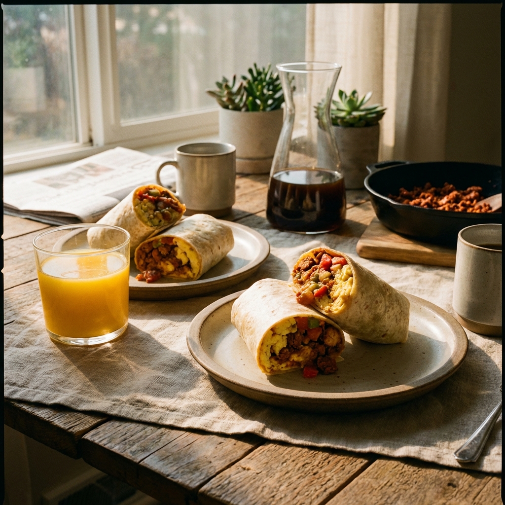 Qdoba Breakfast Burrito